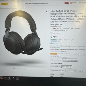 Jabra Evolve2 85 UC Wireless Headphones